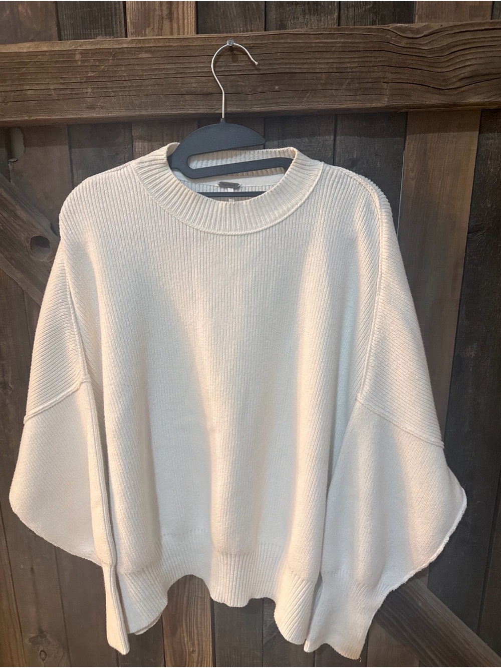 Free People Easy Street Mock Neck Oversized Sweater